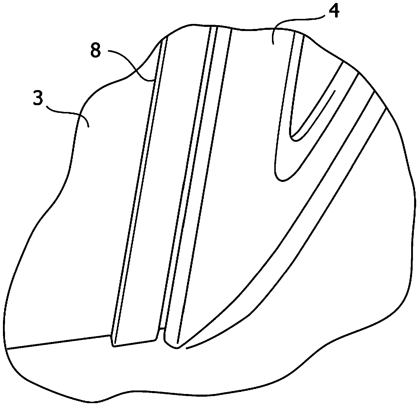 Air noise reducing structure of front pillar