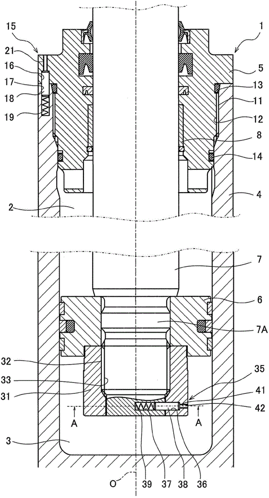 Screw loosening prevention structure