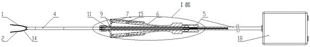 Intraoperative hemostasis electrode, endoscopic electrode