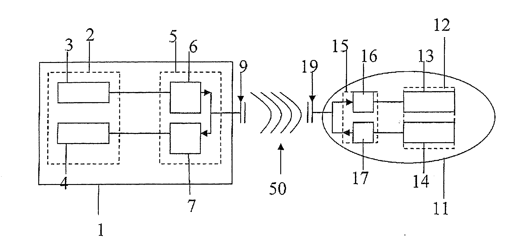 Am (amplitude modulation) demodulation system for RFID reader device
