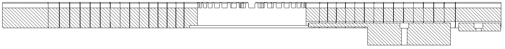 Processing method for bed die ferrules