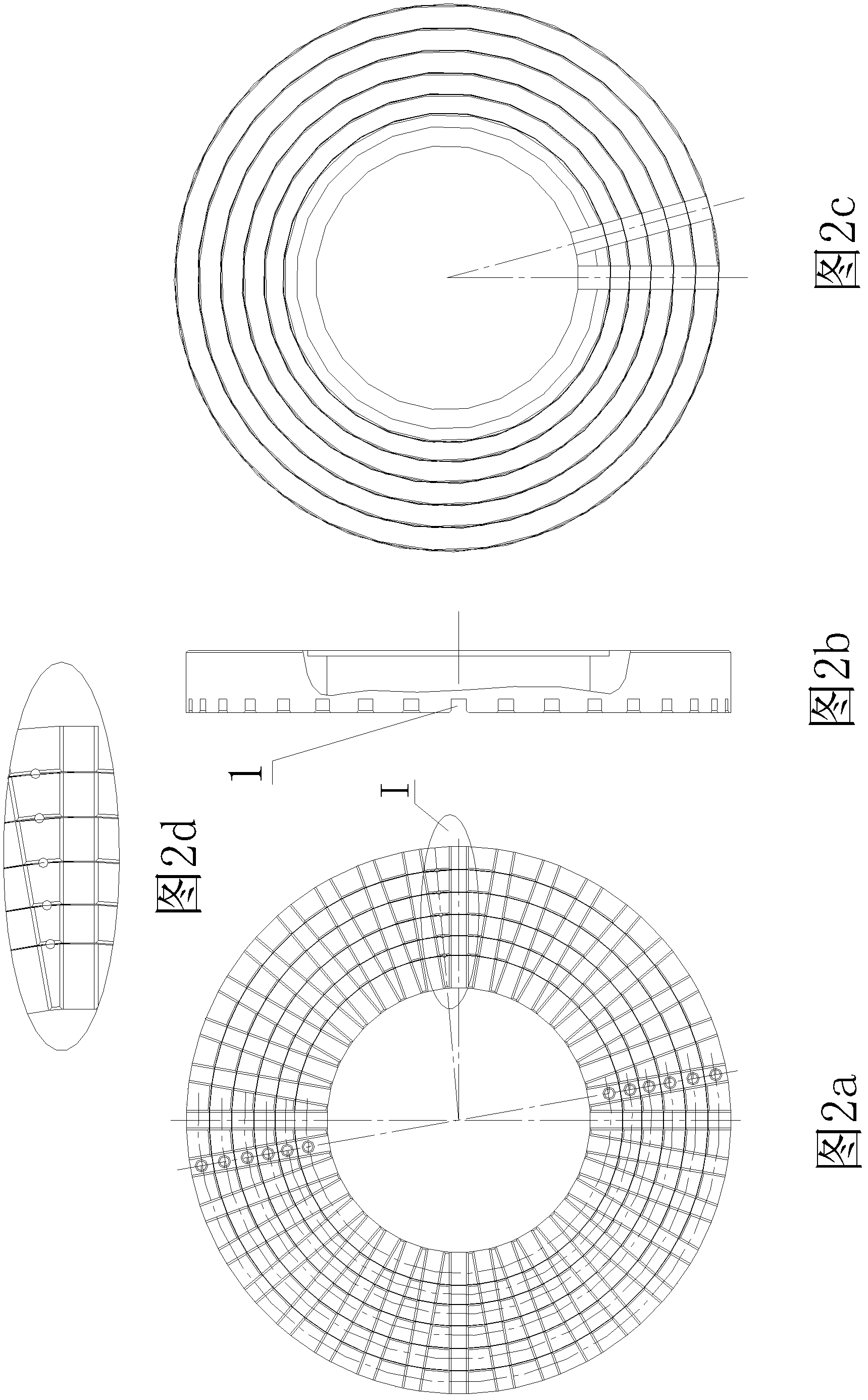 Processing method for bed die ferrules