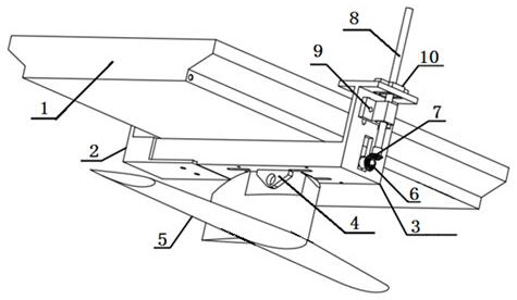 Anti-water wing type bridge stabilization device for flood control