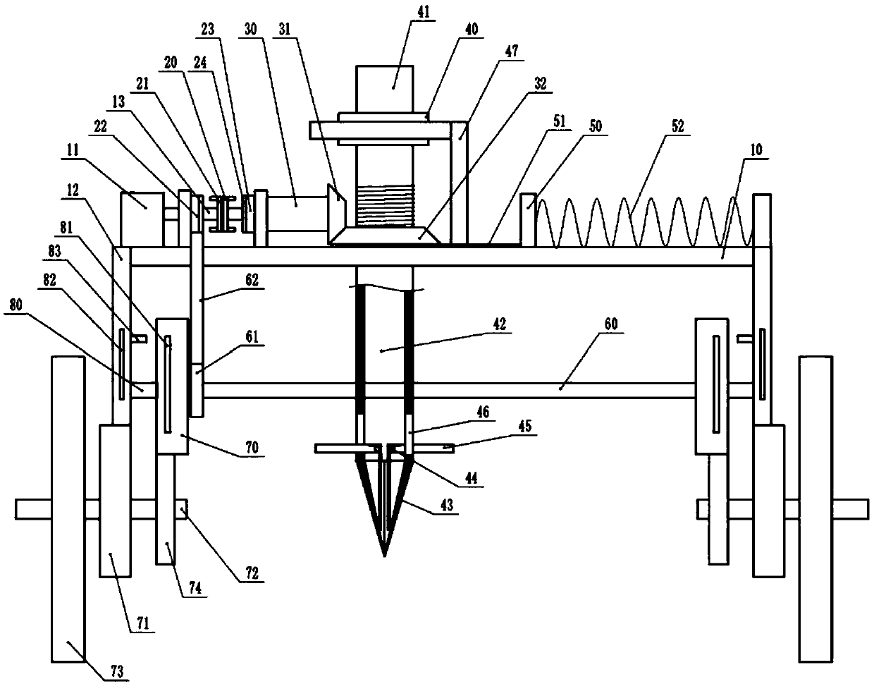 Reciprocating electric seed compensator