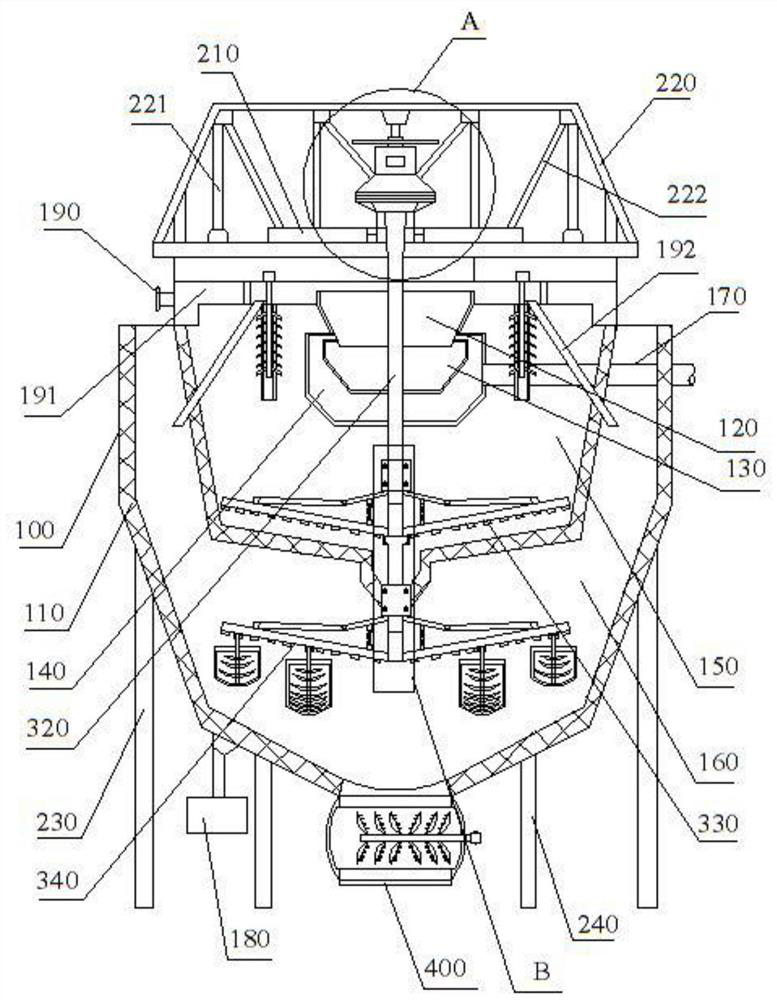 A thickener capable of handling high-concentration pulp