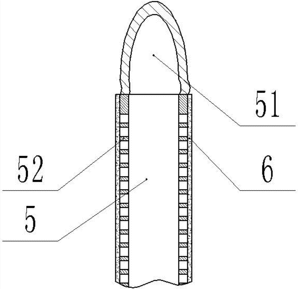 Glutinous rice flour returning device