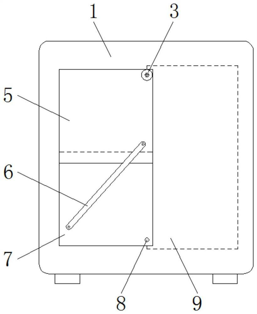 A box-type transformer for easy maintenance of internal equipment