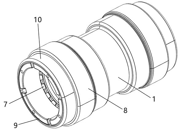 Compact and stable quick pipeline connector