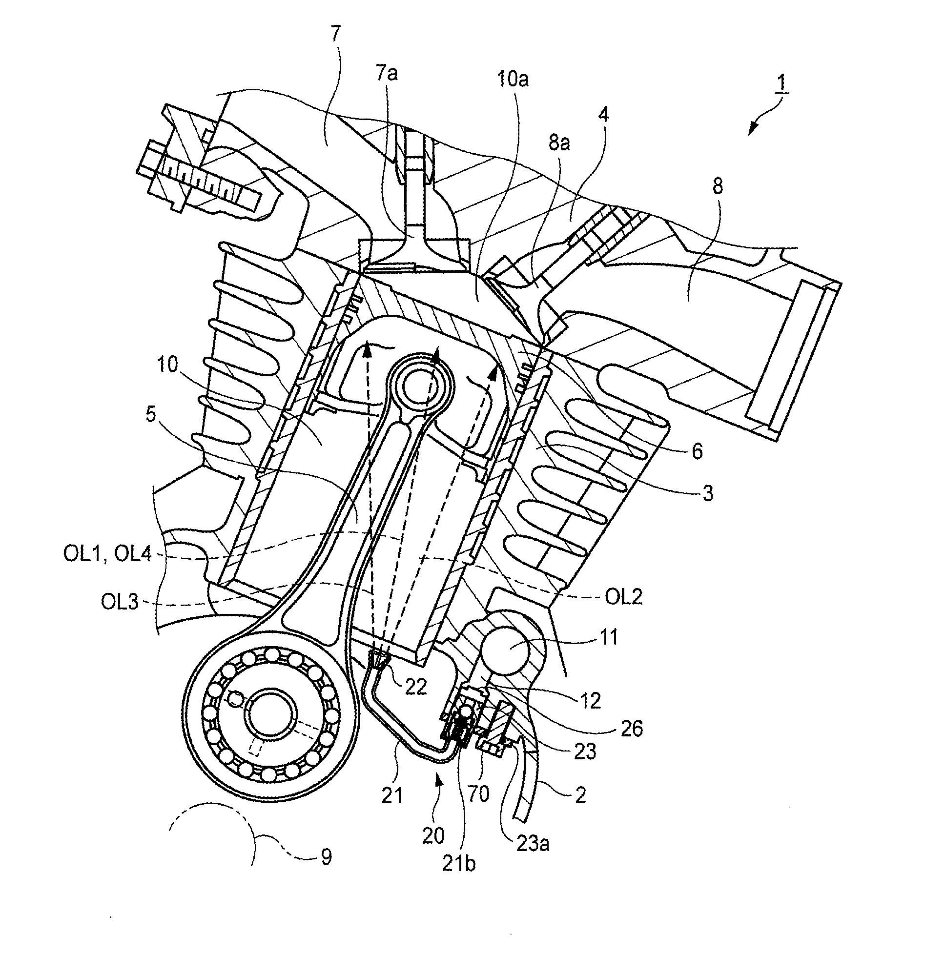 Piston cooling apparatus