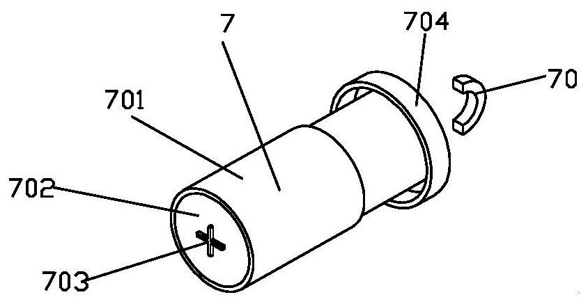 Medical instrument disinfection device for thoracic surgery department