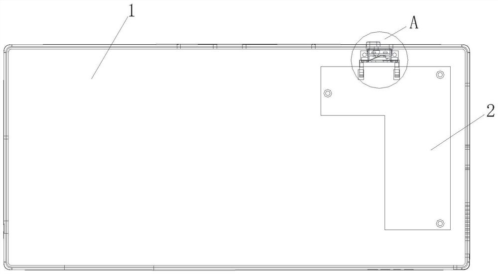 Mute key component and keyboard with the mute key component applied thereto