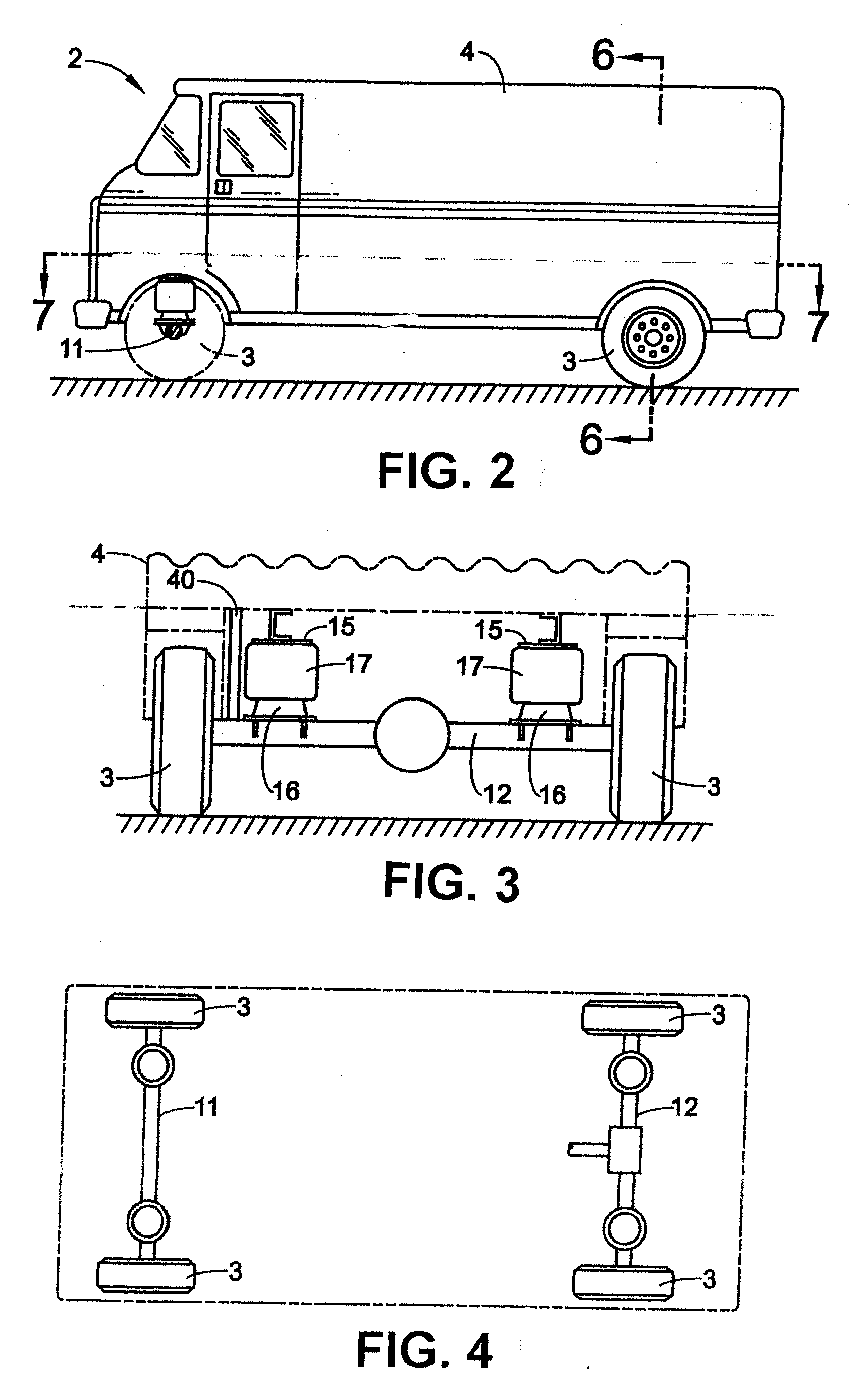 Vehicle chassis height adjustment method and system