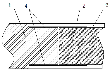 Plastering omitting process for shear wall structure