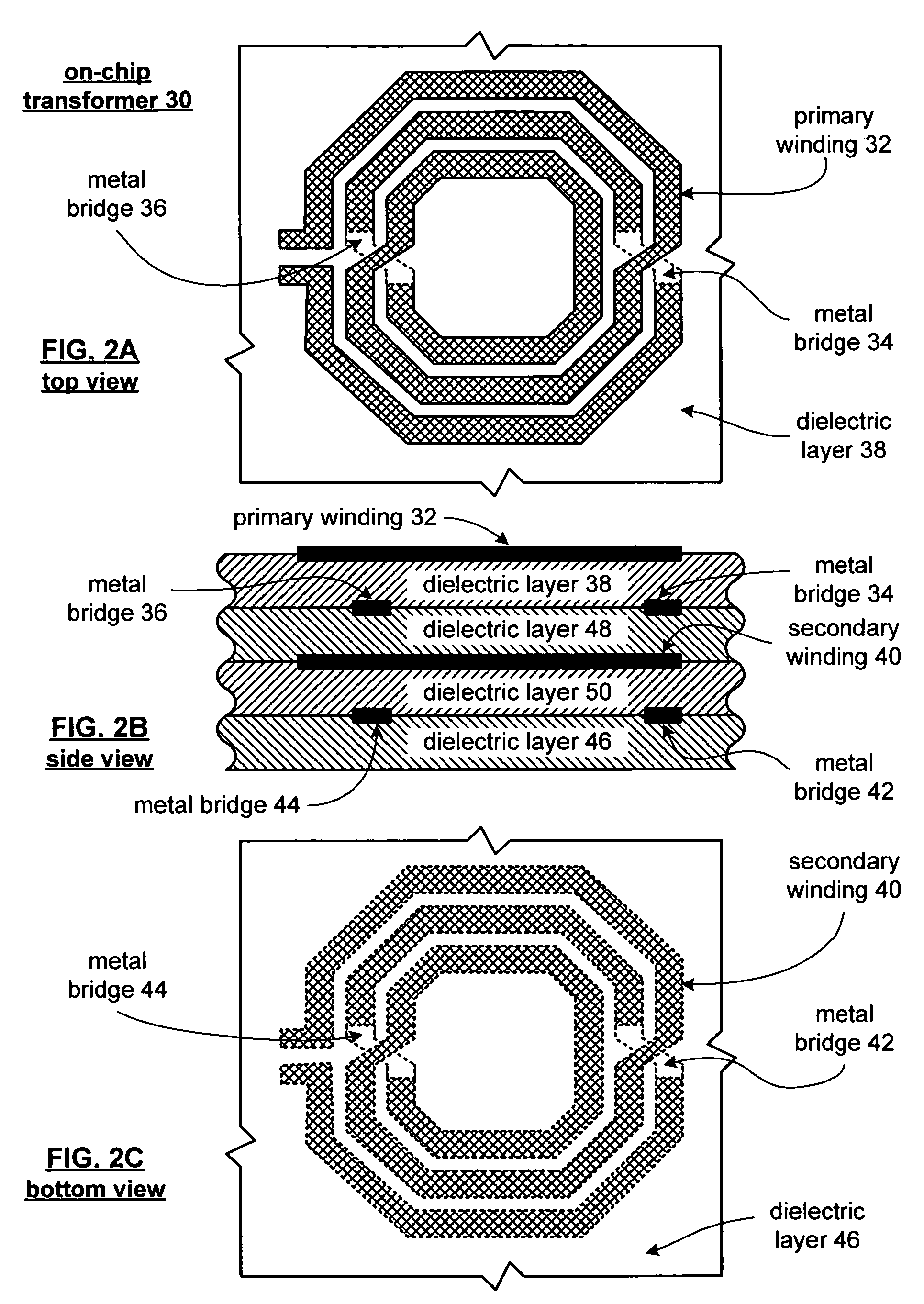 Method of manufacturing an on-chip transformer balun
