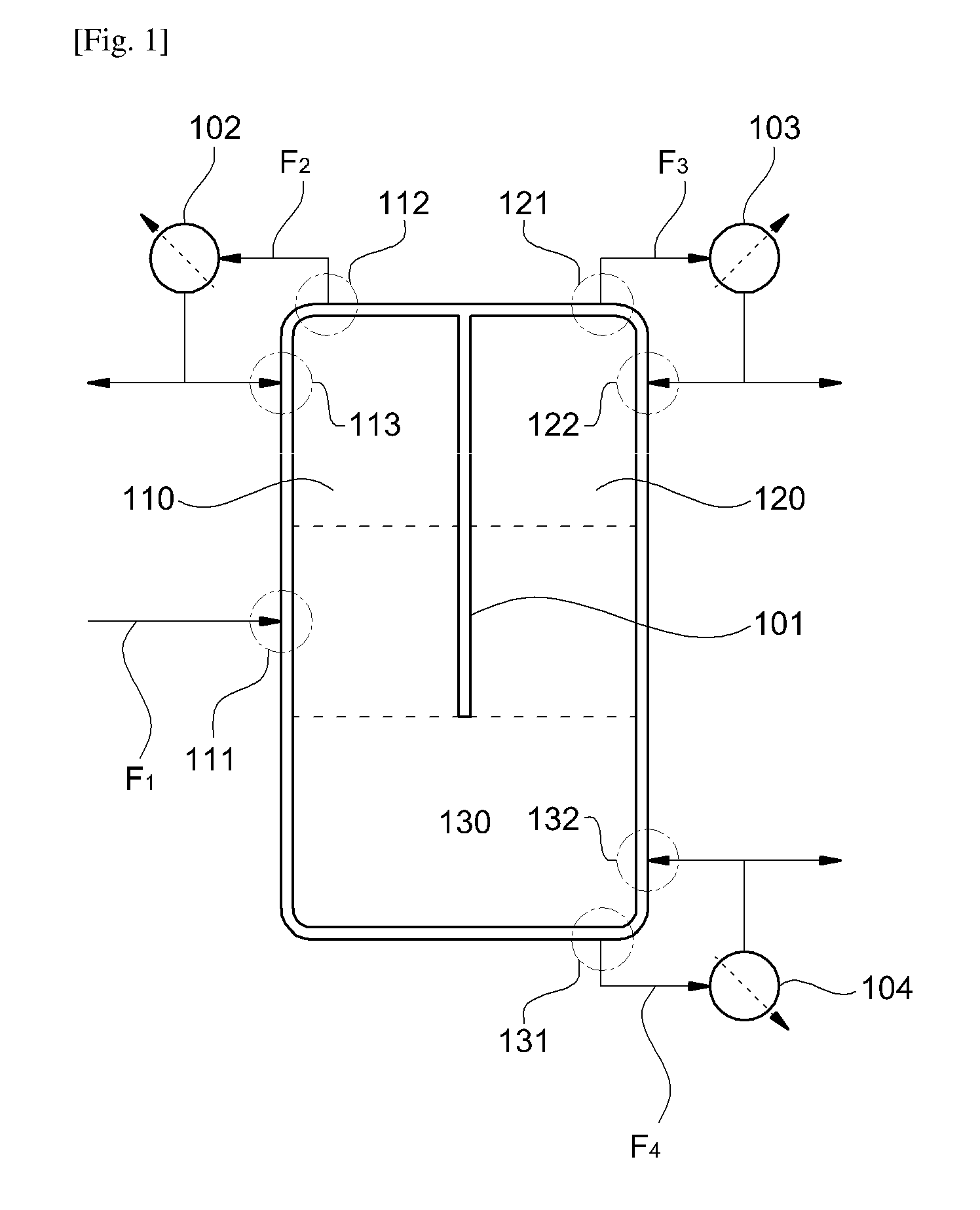 DIVIDED WALL DISTILLATION COLUMN (As Amended)