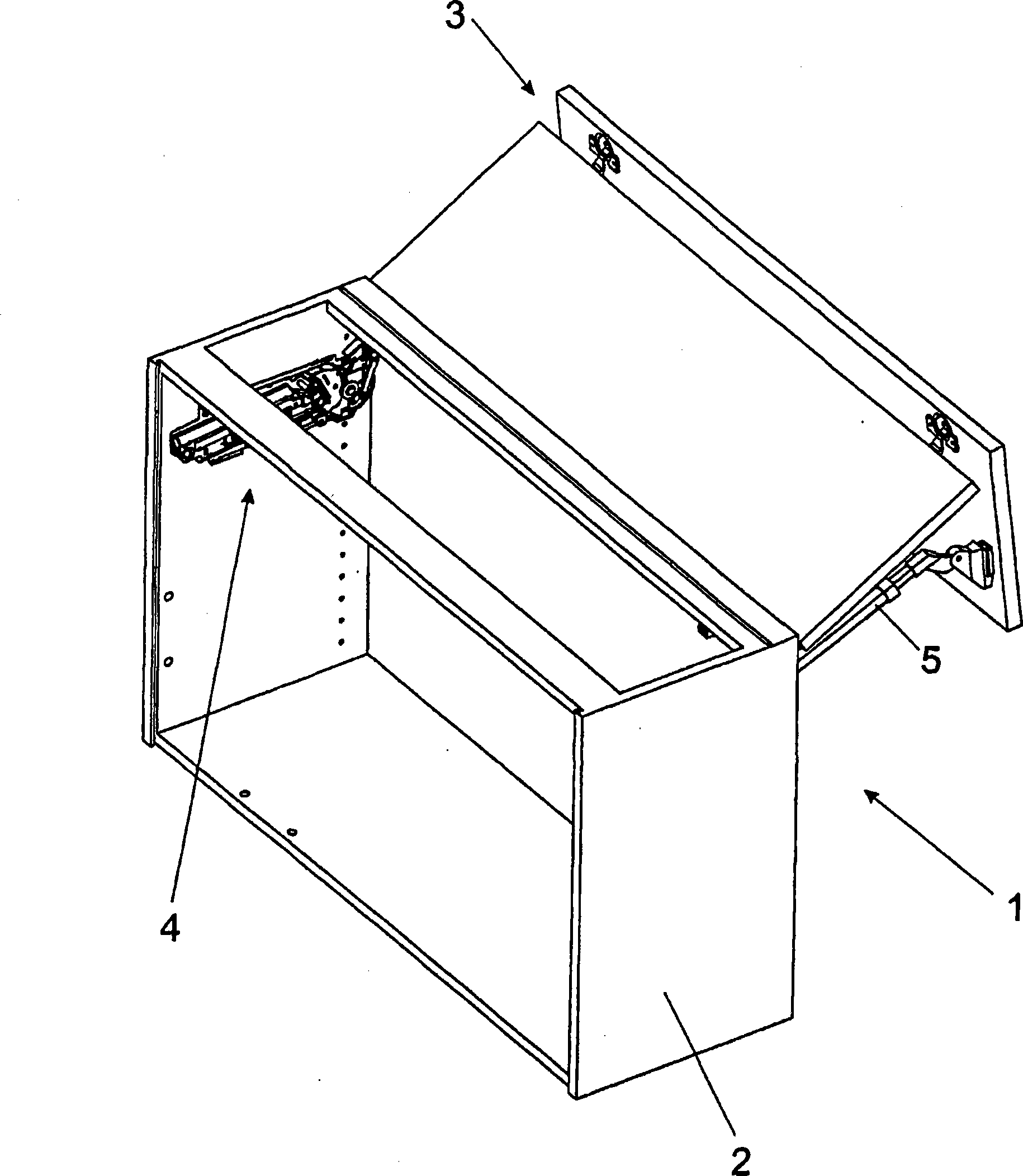 Actuating drive for a furniture flap having a mounting securing mechanism for the empty actuating arm