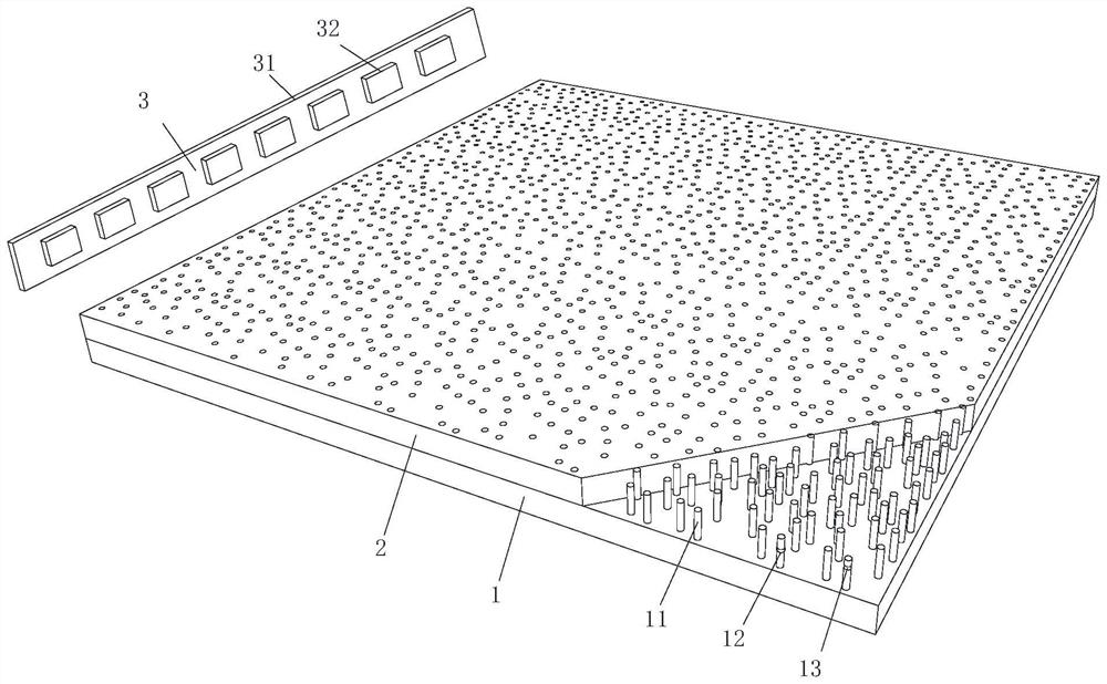 Preparation method of light-transmitting concrete decorative plate