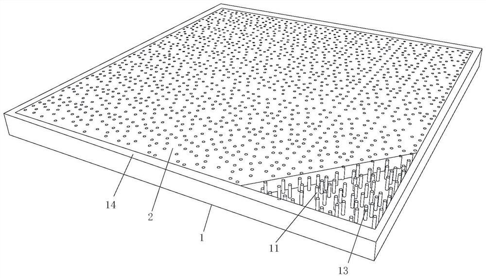 Preparation method of light-transmitting concrete decorative plate