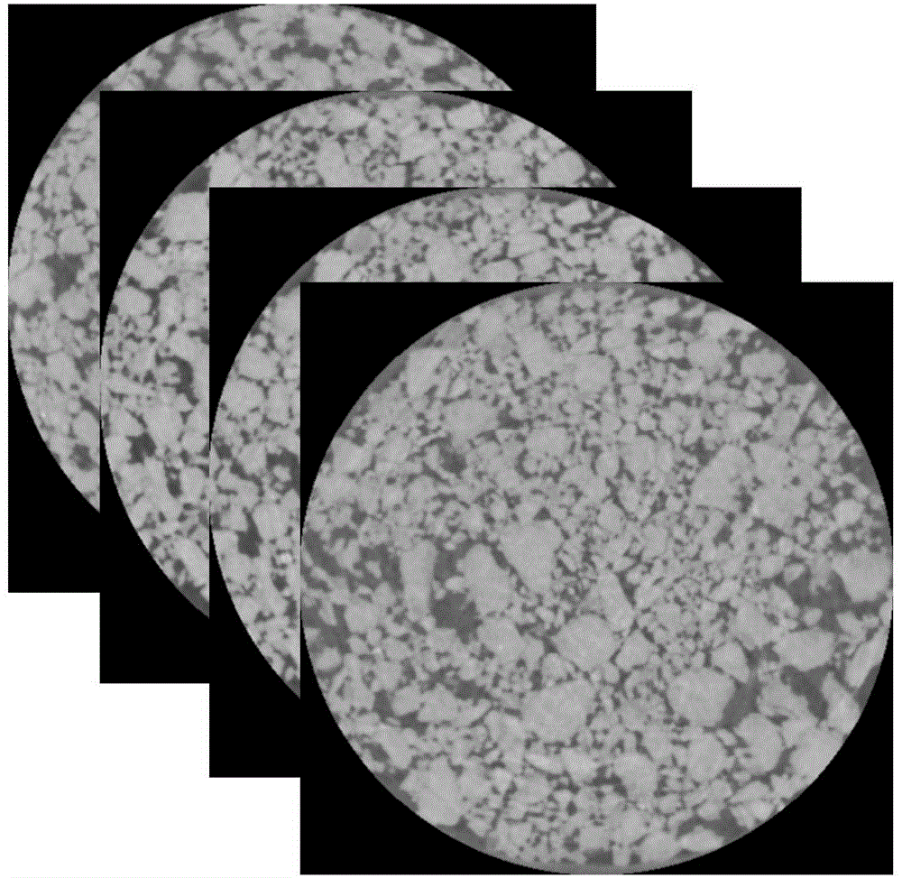 Building method of discrete element module of true aggregate particles based on X-ray CT image