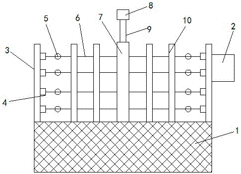 Electronic fence alarm device