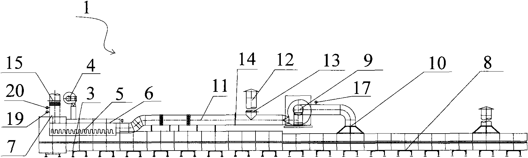 Method and device for controlling waste heat recovery system of kiln