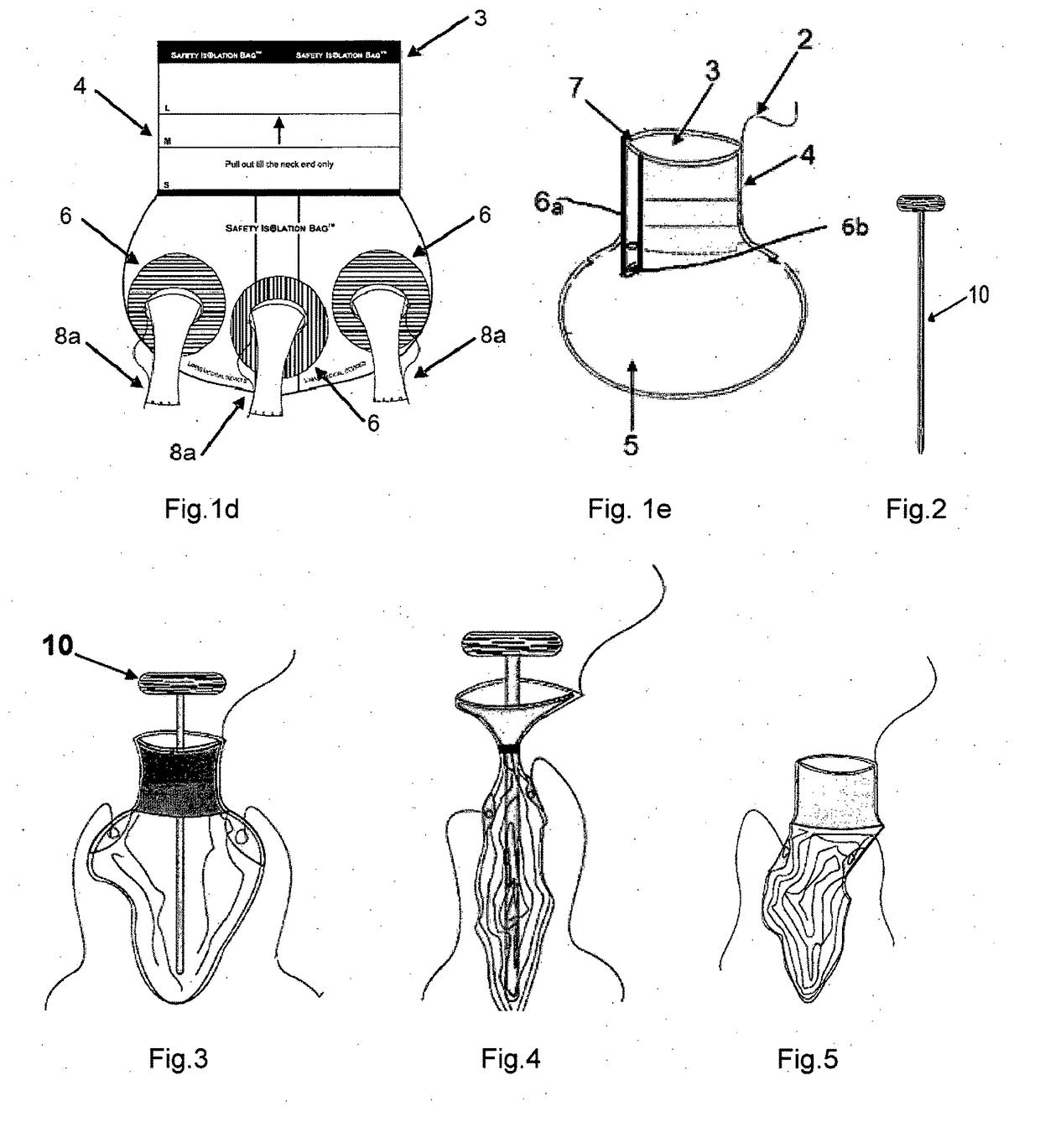 Safety isolation bags for intra abdominal, endoscopic procedures, power morcellation and vaginal morcellation