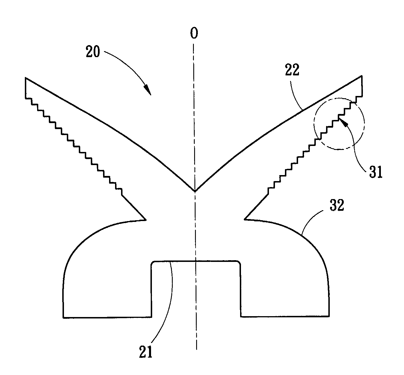 Side-emitting light-emitting element and packaging lens thereof