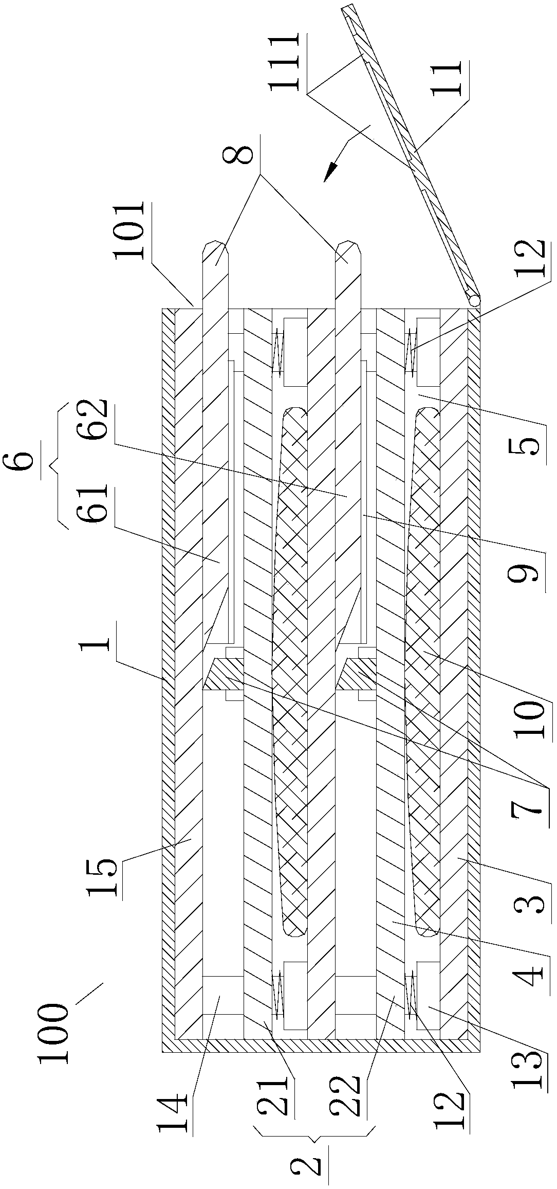 Cord blood stem cell freezing preserving device