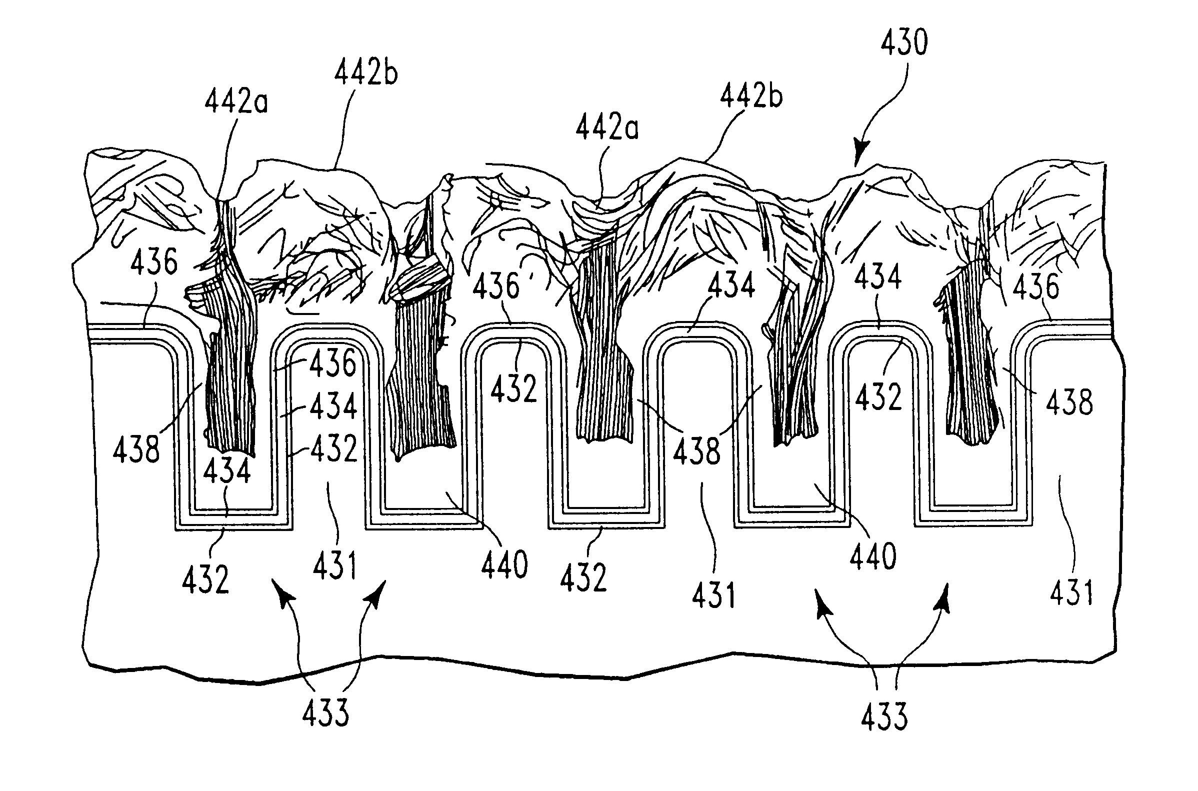 Method of sputtering copper to fill trenches and vias