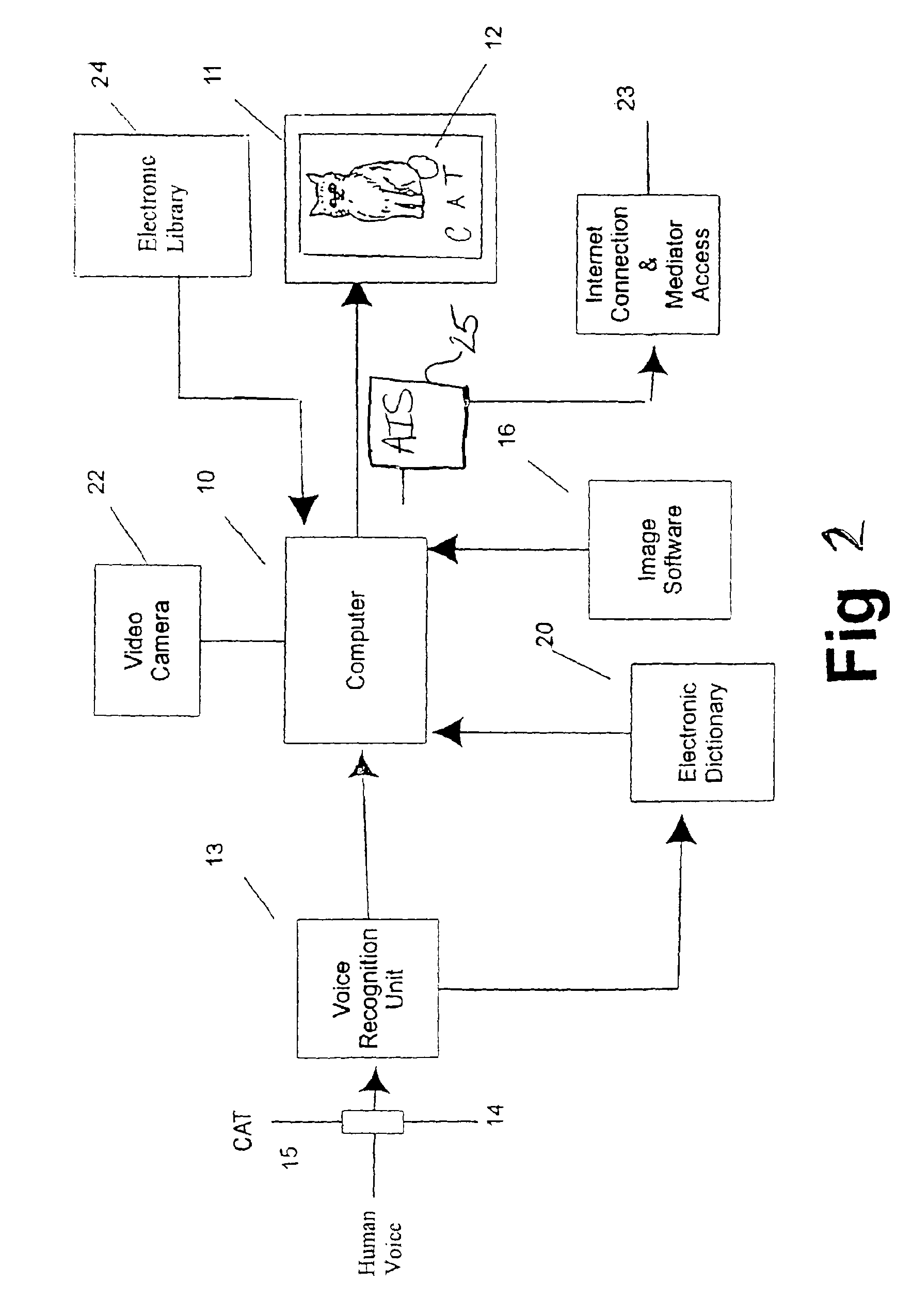 System and method for training users with audible answers to spoken questions