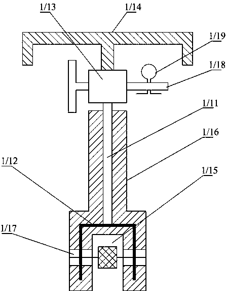 Soaking rod assembly, device and process method for spherifying molten iron with press-in method