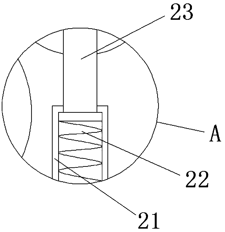 Box type automatic feeding mechanism of numerical control machine tool