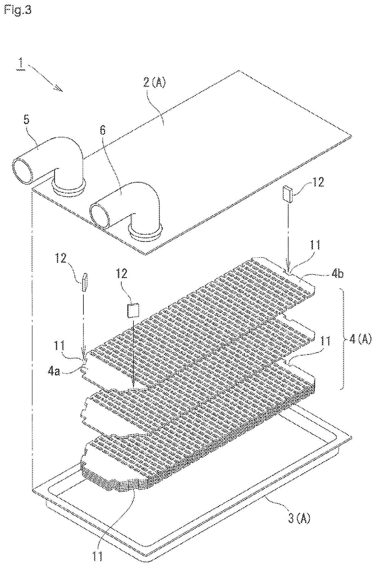 Plate laminate type heat exchanger