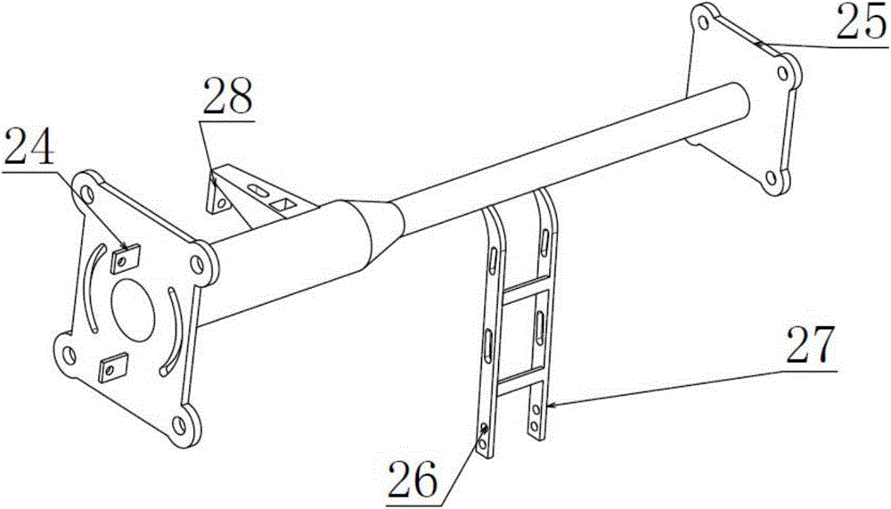 Method and device for modal test of automobile instrument panel skeleton