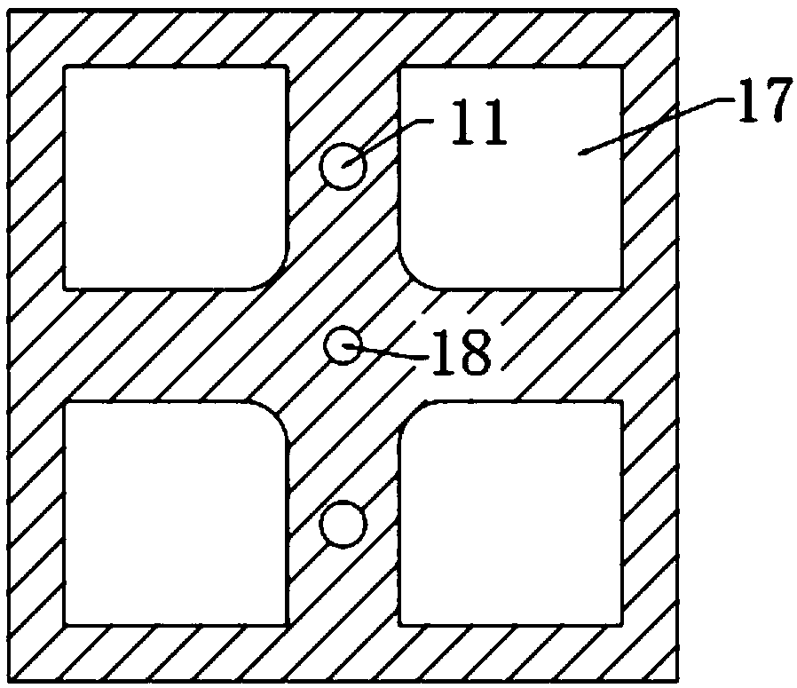 Continuous pultrusion and hot pressing device of cap-shaped stringer of thickness-variable composite material and molding method