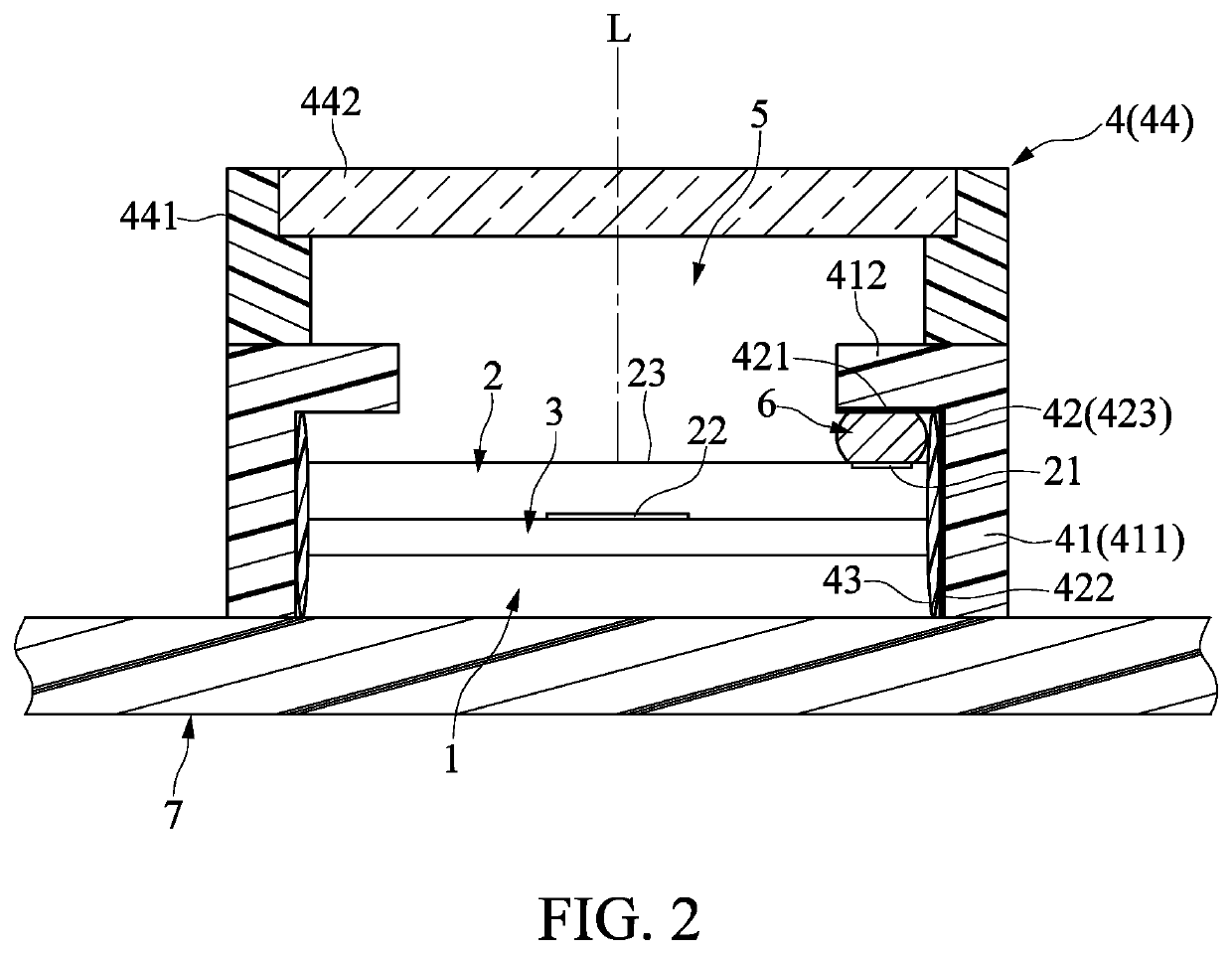 Flip-chip light-emitting module