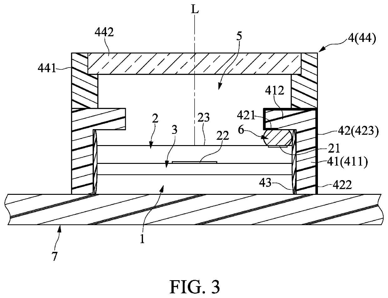 Flip-chip light-emitting module