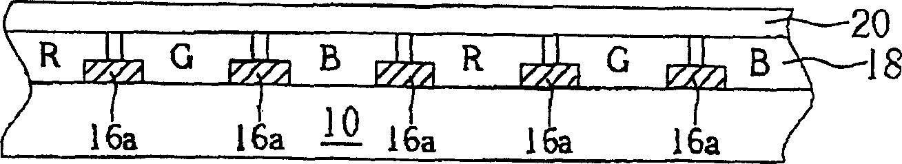 Color filter structure