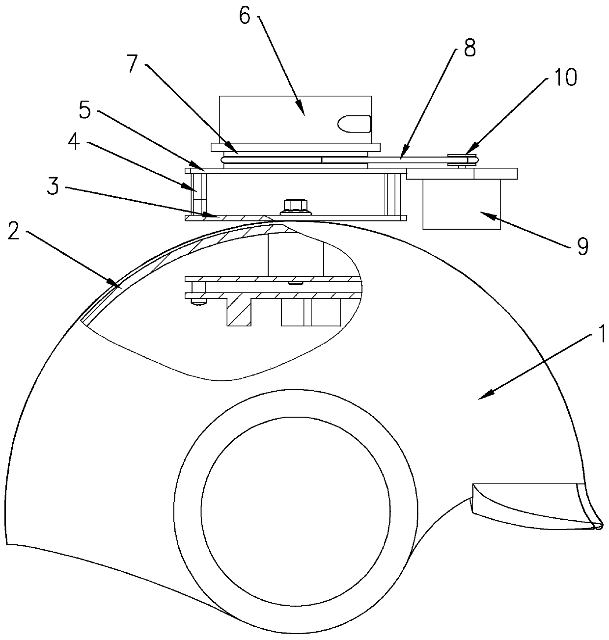 Laser radar screen display helmet