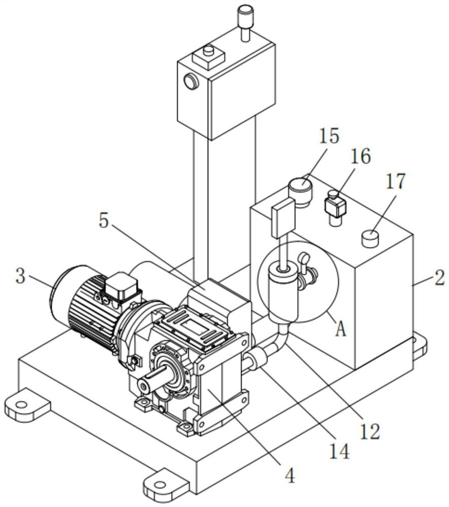 Forced lubrication indication and alarm device for scraper conveyor reducer in coal mining face