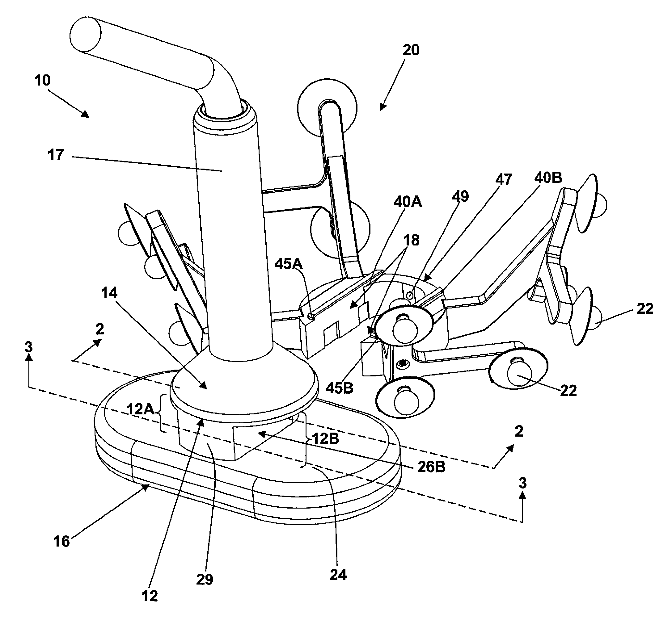 Transcranial Magnetic Stimulation Induction Coil Device With Attachment Portion for Receiving Tracking Device