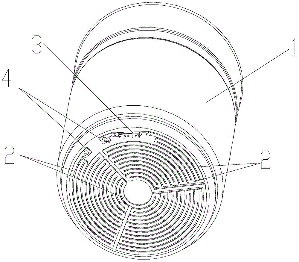 Anti-dry glass electric kettle