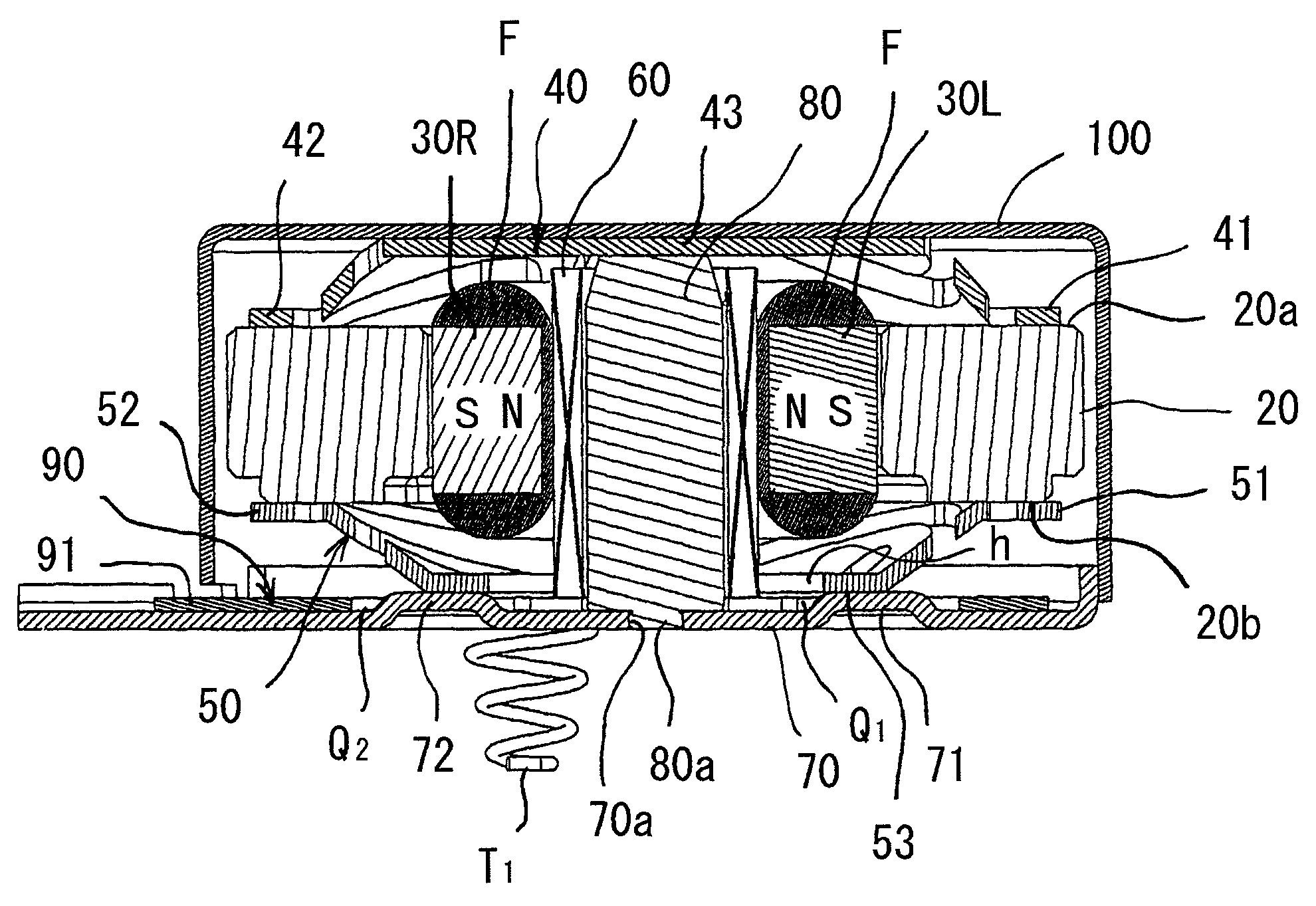 Reciprocating vibration generator