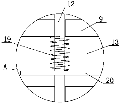 Efficient concrete stirring device for building