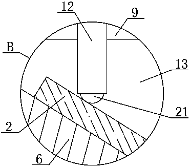 Efficient concrete stirring device for building