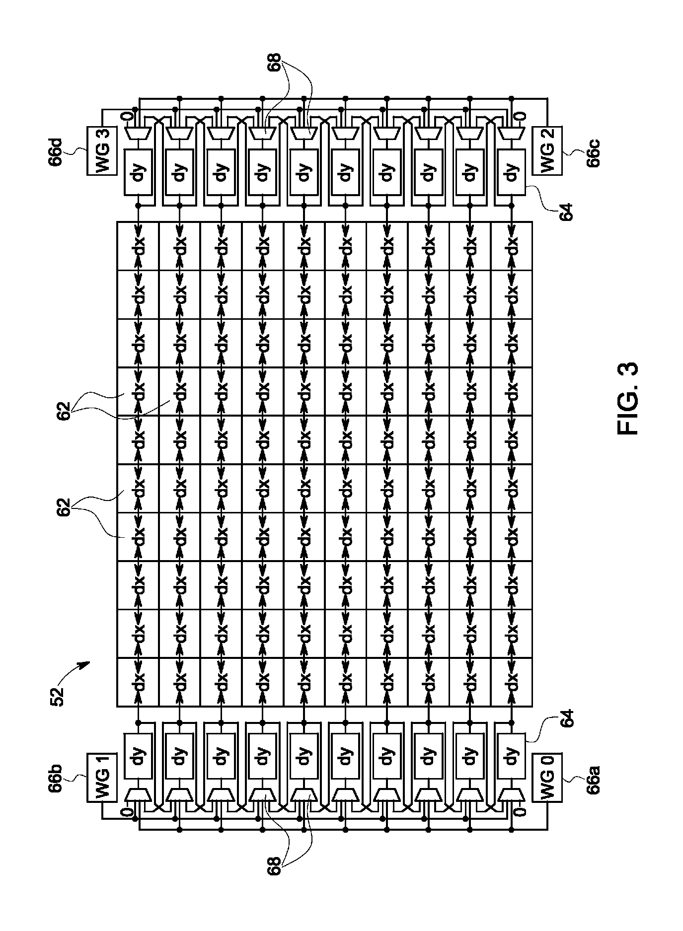 Delta delay approach for ultrasound beamforming on an ASIC