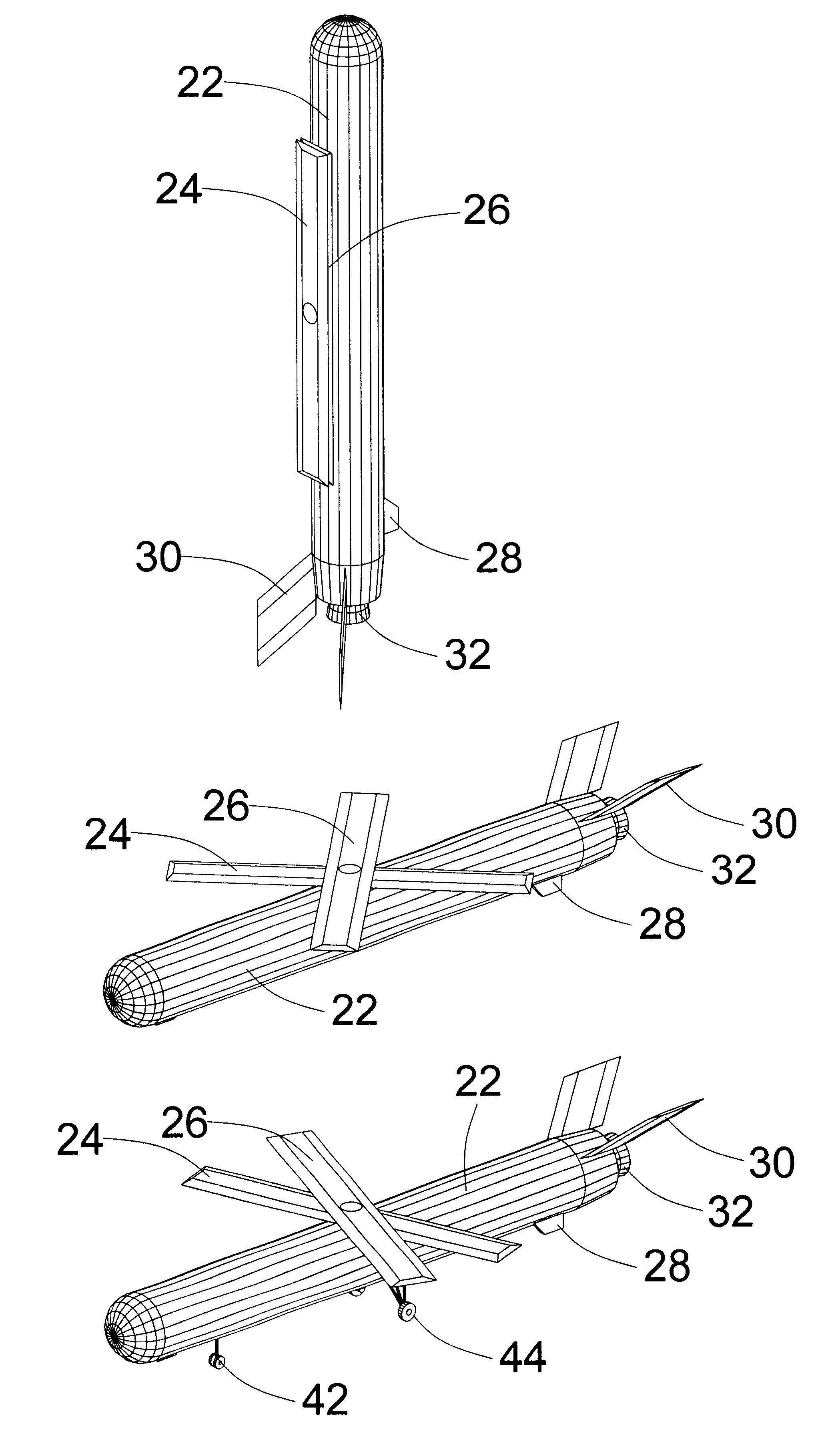 Spacecraft and aerospace plane having scissors wings