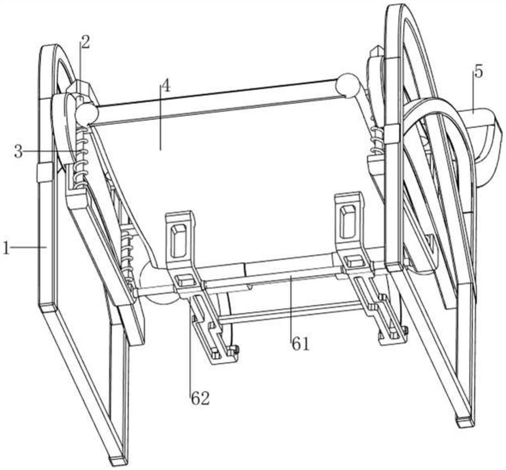 Protective tablet chair capable of preventing spinal injury