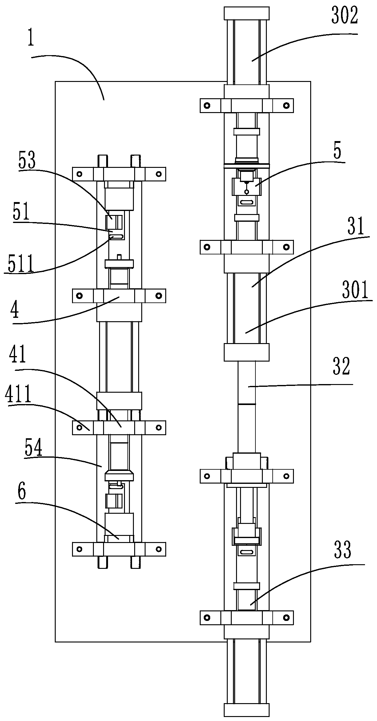 A high-efficiency press-fitting equipment for rear axle bearings