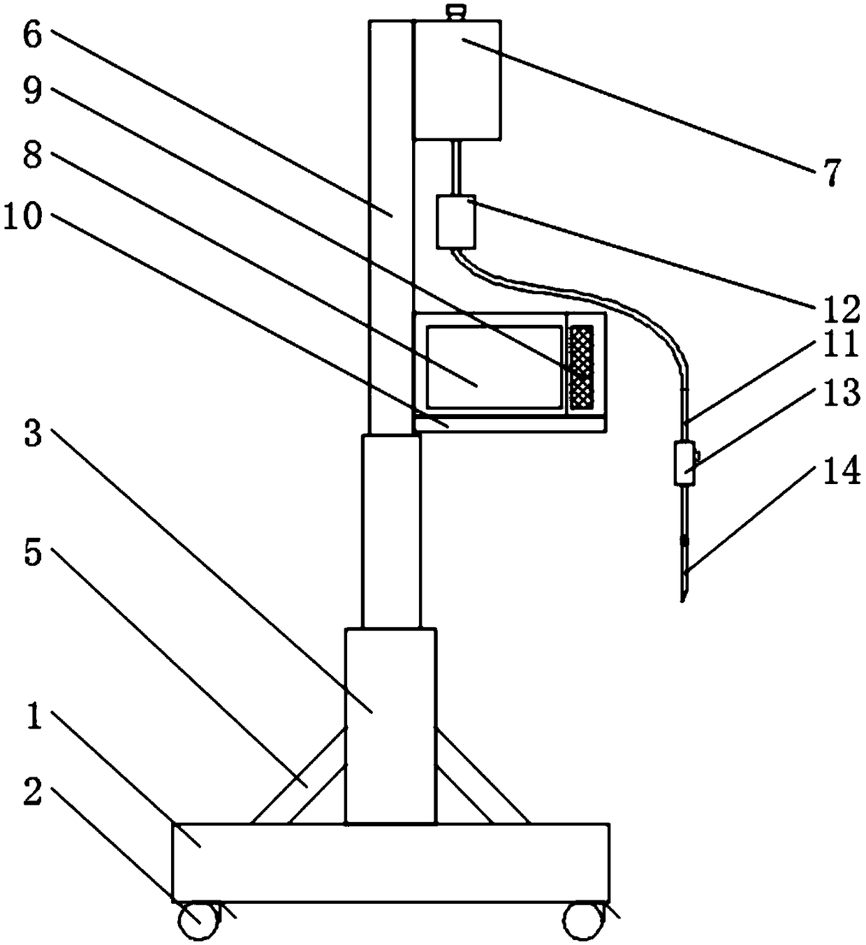 Device special for infusion nursing